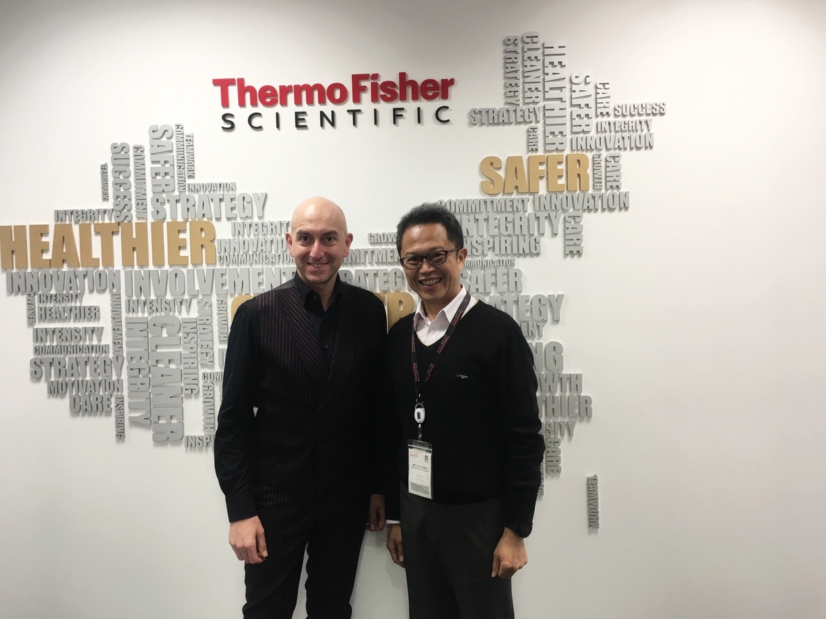 胡絢貿與美國ThermoFisher公司合作多年圖片
