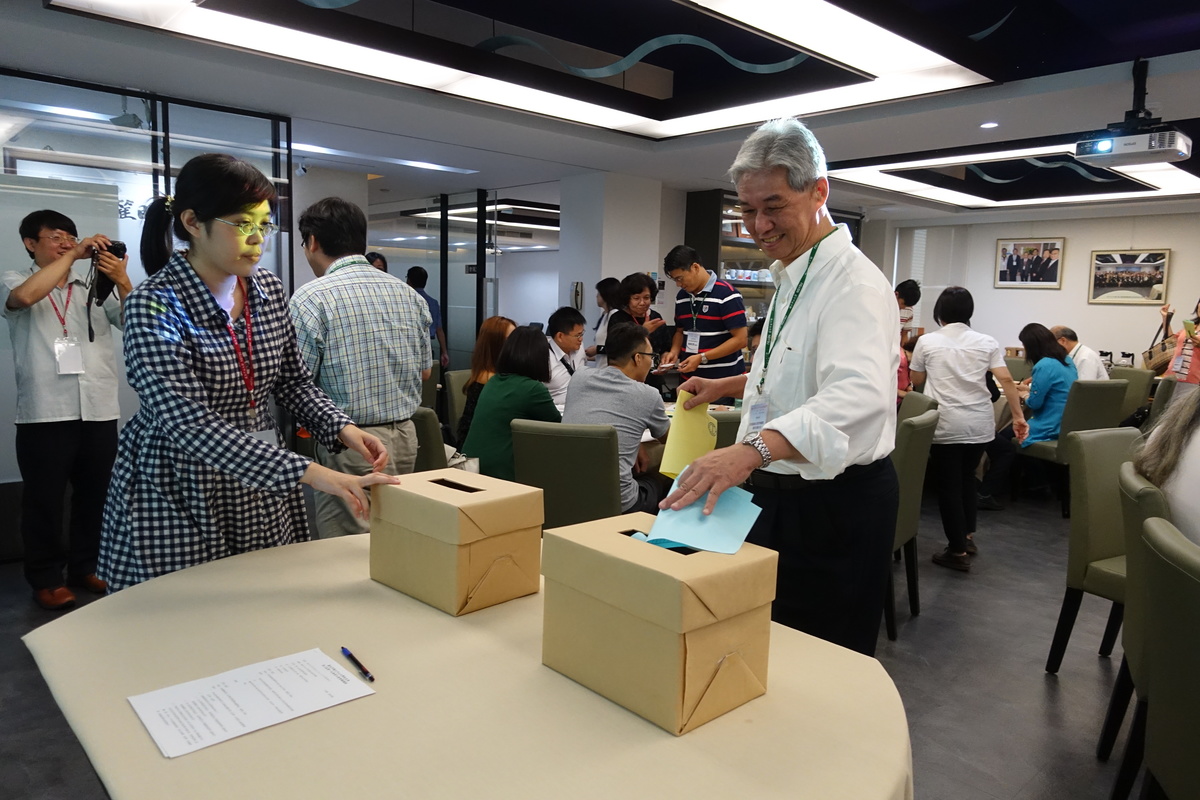 <地區校友會動態>臺北市校友會第三屆會員大會圓滿落幕 企管系校友陳伯昌當選理事長圖片