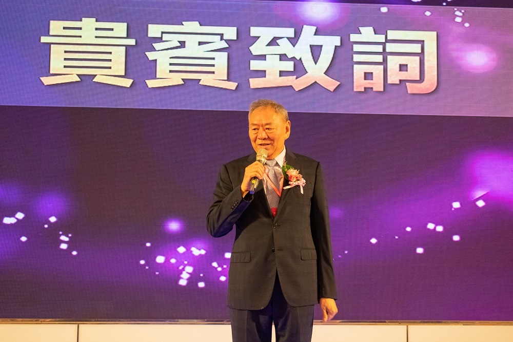 校友總會雷祖綱理事長應邀致詞圖片